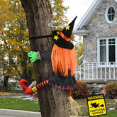 Crashing Witch Into Tree – Funny, Kid‑Friendly Outdoor Halloween Witch
